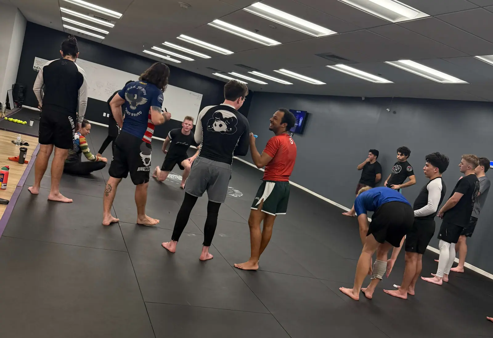 No-gi BJJ community class at Dark Matter Jiu-Jitsu in Tempe
